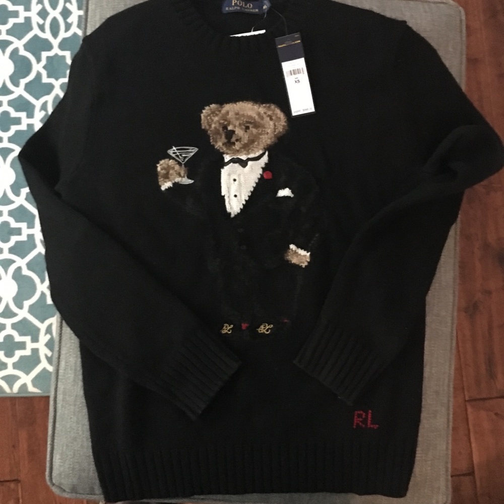 Polo Ralph Lauren Martini Bear Knit Sweater